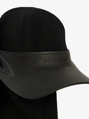 Givenchy Wool Knitted Balaclava Visor - Black BNWT