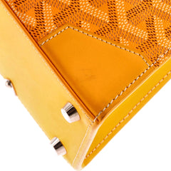 Goyard Structured Saigon Top Handle Leather Mini Bag