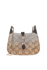 Gucci Jackie Notte Beige Crystals Shoulder Bag