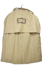 Gucci Wool Leather Trim Logo Button Cape Coat