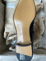 Gucci Men's Patent Leather Buckle Boots