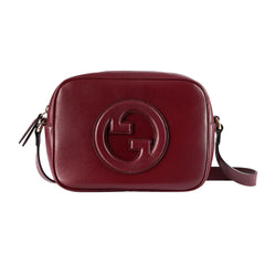 Gucci Rosso Ancora Red Leather Shoulder Bag
