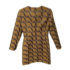 Gucci Graphic Crane Mini Dress