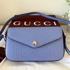 Gucci Gilbert GG Leather Crossbody Mini Bag