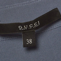 Gucci Grey Crepe Knee Length Jumpsuit