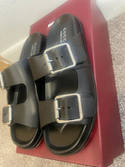 Gucci Open Leather Slides