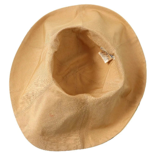 Beige beret on a white background