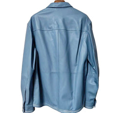 Hermes Leather Overshirt Jacket