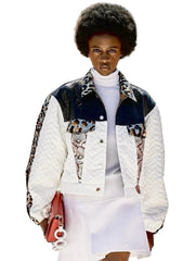 Louis Vuitton Leather Cropped Jacket