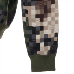 Louis Vuitton LV Cotton Men's Multicolor Damoflage Shirt