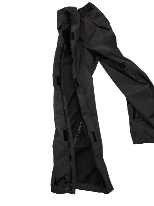 Black jacket on a wooden floor