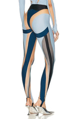 Mugler Spiral Illusion Leggings