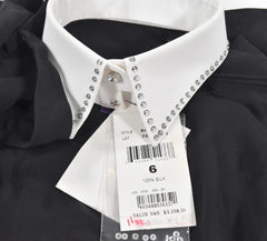 Ralph Lauren Purple Label Collection Black Silk Dress