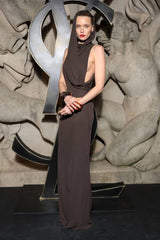Saint Laurent Hooded Maxi Dress