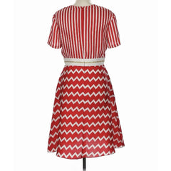 Stella McCartney Chevron Moire Dress