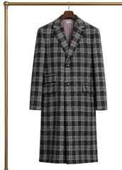 Thom Browne 100% Cashmere Prince of Wales Overcoat