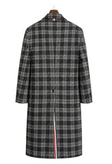 Thom Browne 100% Cashmere Prince of Wales Overcoat