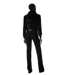Tom Ford Women's Black Fur And Leather Jacket - BNWT