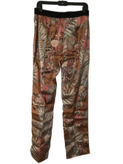 Tom Ford Silk Pajama Pants Floral Stretch w/ Velvet Trim