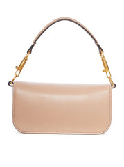 Valentino Garvani Loco Small Rose Cannelle Jewel Leather Shoulder Bag