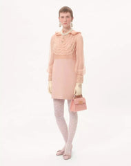 Valentino Garavani Glass Bead Jewel Logo Pink Handbag