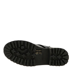 Versace Medusa Black Brushed Leather Boots