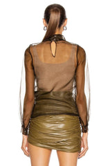 Zeynep Arcay Organza Top