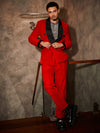 GLITZY RED SUIT