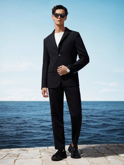 All-Seasons/Easy-Care 2-Piece Men Business Suit