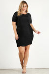 PLUS RUCCI RUCHE DRESS