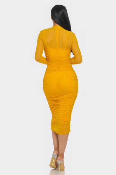 GOODAS MIDI DRESS