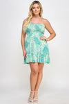 PLUS PASSION PAISLEY DRESS