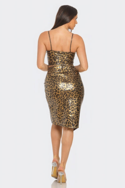 CHEEKA CHEETAH PRINT SET