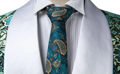 HANDSOME PAISLEY PANT SUIT