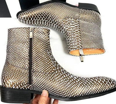 MR. SNAKE PRINT BOOT