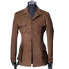 CHOCOLATE SUEDE JACKET