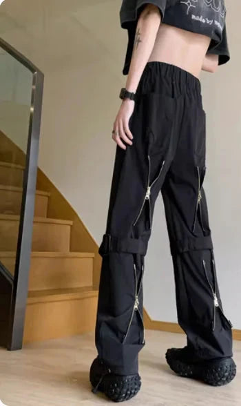 TWISTED ZIPPER PANT