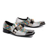 MR. PICASSO SNAKESKIN PRINT SHOES