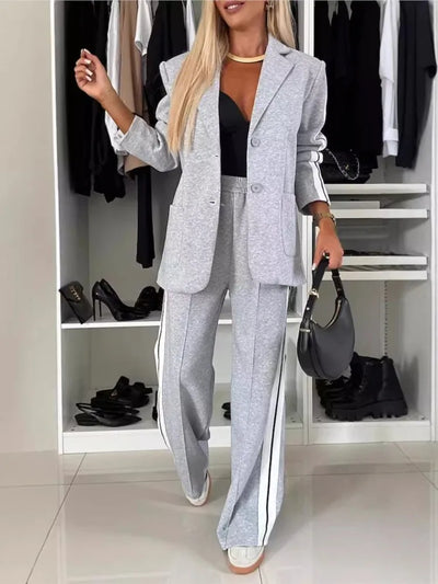 JERSEY BLAZER SET