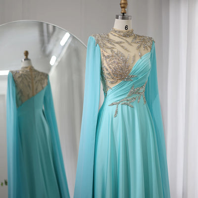 CRYSTAL TURQUOISE GOWN