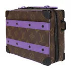 AUTH LOUIS VUITTON HANDLE SOFT TRUNK BAG MACASSAR