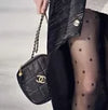 CHANEL CC Logo Tights