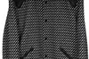 Saint Laurent Mens Teddy Bomber Jacket Size 54 XL Black White Chevron Wool