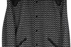 Saint Laurent Mens Teddy Bomber Jacket Size 54 XL Black White Chevron Wool