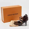 Louis Vuitton Brown Monogram Canvas and Leather Pointed Toe Pumps Size 38