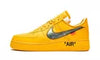 NEW Nike Air Force 1 Low Off-White ICA University Gold Men's Size 14