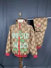 Gucci 100 GG Music Men's Beige 2 Piece Tracksuit Size L