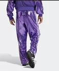 KORN X ADIDAS PURPLE SEQUIN TRACK SUIT Size XL NEW