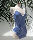 Christian Dior Denim Backless Swimsuit