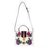 Gucci Medium Sylvie Embroidered Top Handle Bag